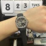 Patek Philippe Aquanaut Series 5167A-001, Black Dial Steel Case Black Rubber Strap, 40mm Size. - 图片 6