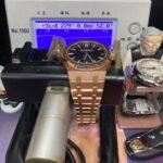 (FULL 18K GOLD HIGH-END) Audemars Piguet Royal Oak series 15500OR.OO.1220OR.01, black dial and rose gold case featuring a pure 18K rose gold watch case, 41mm size. - 图片 7