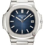 Patek Philippe Nautilus series 58111G-001, White Case with Blue Dial, 40mm Size.