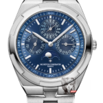 Vacheron Constantin Overseas series 4300V120G-B945, Blue Dial with Steel Bracelet, 41.5mm Size.