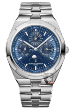 Vacheron Constantin Overseas series 4300V120G-B945, Blue Dial with Steel Bracelet, 41.5mm Size.