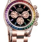 Rolex Cosmograph Daytona Series 18K ROSE GOLD, color gem scale, 40mm size.