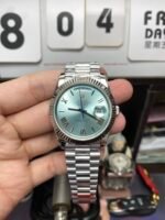 Rolex Day-Date series M228236-0012, Ice Blue Dial Roman Numeral Hour Markers, Day-Date Functions, 40mm Size. - 图片 2