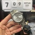 Rolex Datejust Series m126334-0003, White Case Silver Baton Hour Markers Fluted Bezel, 41mm Size. - 图片 9