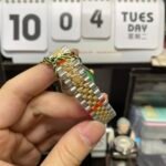 Rolex Datejust Series m278273-0030, Mint Green Dial Two-Tone Gold Case, 31mm size, Jubilee stainless steel bracelet. - 图片 11