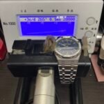 Audemars Piguet Royal Oak Offshore Series 77451ST.ZZ.1361ST.04, Blue Dial Gem-Set Bezel Mechanical Movement, 34mm Size. - 图片 19