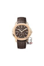 Patek Philippe Aquanaut Travel Time series 5164R-001, brown dial, GMT Dual Time Function, 40.8mm size.