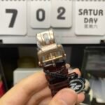 Patek Philippe Nautilus series 5712GR-001, Coffee Dial Rose Gold Case Brown Leather Strap, 40mm size. - 图片 5