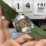 Audemars Piguet Royal Oak Offshore Series 15710ST.OO.A052CA.01, Green Dial, 42mm Size. - 图片 4