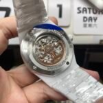 Audemars Piguet Royal Oak Offshore Series 26579CB.OO.1225CB.01, White Ceramic Blue Dial Full Ceramic Case Complete, Date Day Month Moon Phase Functions, 41mm size. - 图片 4