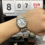 Rolex Datejust Series m126234-0019, White Mother-of-Pearl Dial with Diamond Hour Markers, 36mm size, Jubilee stainless steel bracelet. - 图片 6