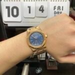 Audemars Piguet Royal Oak Offshore Series 15202OR.OO.1240OR.01, Blue Dial with Rose Gold Case, 39mm Size. - 图片 6