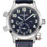 Patek Philippe Complicated Chronograph series 7234G-001, blue dial, Dual Time Zone Function, 37.5mm Size.