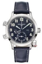 Patek Philippe Complicated Chronograph series 7234G-001, blue dial, Dual Time Zone Function, 37.5mm Size.