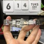 Audemars Piguet Royal Oak Offshore Series 77451ST.ZZ.1361ST.04, Blue Dial Gem-Set Bezel Mechanical Movement, 34mm Size. - 图片 11