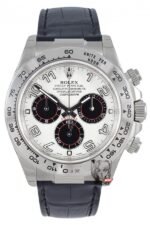 Rolex Cosmograph Daytona Series 116519-L(FC), Platinum Panda Dial White Face Black Bezel Roman Numerals, 40mm size.