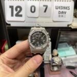 Audemars Piguet Royal Oak Offshore Series 26231ST.ZZ.D002CA.01, Women's Chronograph Black Dial with Diamond Bezel, 37mm size. - 图片 2