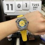 Audemars Piguet Royal Oak Offshore Series 15710ST.OO.A051CA.01, Yellow Dial, 42mm Size. - 图片 6