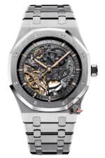 Audemars Piguet Royal Oak Series 15407ST.OO.1220ST.01, Deep Gray dial, 41mm size.