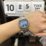 Patek Philippe Nautilus series 57261A-014, Blue Dial Steel Bracelet, Moon Phase Calendar Central Month and Week Display, 40.5mm Size. - 图片 6