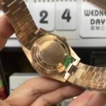 Rolex Day-Date Series m228235-0003, Full Everose Gold Case Gradient Brown Dial, Instantaneous Day and Date Functions, 40mm Size. - 图片 14