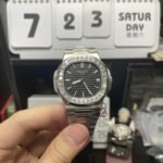 Patek Philippe Nautilus 5711 black square drill ring size 40?L