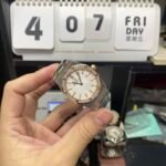 Audemars Piguet Royal Oak Offshore Series 67651SR.ZZ.1261SR.01, Rose Gold White Dial Steel Bracelet, 33mm size. - 图片 3