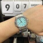 Patek Philippe Nautilus series 57111A-018, Tiffany Blue Dial, 40mm Size. - 图片 12