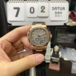 Patek Philippe Nautilus series 5712GR-001, Coffee Dial Rose Gold Case Brown Leather Strap, 40mm size. - 图片 2