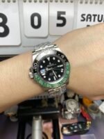 Rolex GMT-Master II series m126720vtnr-0002, Black-Green Bezel "Sprite" Left-Handed, 40mm Size. - 图片 6