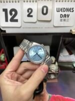 Rolex Day-Date series ?Ice blue dial with diamond bezel M228396TBR-0039 40mm - 图片 2