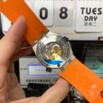 Audemars Piguet Royal Oak Offshore Series 15710ST.OO.A010CA.01, White Dial White Rubber Strap, 42mm size. - 图片 4