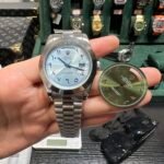 Rolex Datejust series Arabic scale ice blue dial, Jubilee stainless steel bracelet, 41mm size??GIVE AWAY Green dial??