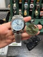 Rolex Datejust series Arabic scale ice blue dial, Jubilee stainless steel bracelet, 41mm size??GIVE AWAY Green dial??