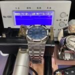 Audemars Piguet Royal Oak Series 15400ST, ICE Blue Dial, diamond brezel, 41mm size. - 图片 6