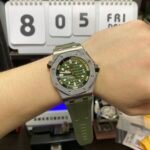 Audemars Piguet Royal Oak Offshore Series 15720ST.OO.A052CA.01, Green Dial, 42mm Size. - 图片 6