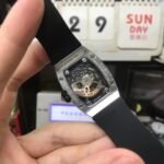 Richard Mille Women's Collection series RM07-01, Red Lips Silver Diamonds, 45.66 x 31.40mm size. - 图片 6