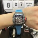 Richard Mille Men's Collection series RM35-02, Carbon Fiber Case, Malaysian Rubber Strap. - 图片 5