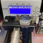 Audemars Piguet Royal Oak Offshore Series 15450ST.OO.1256ST.03, Blue Dial with Leather Strap, 37mm Size. - 图片 6