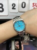Rolex Oyster Perpetual Series m126000-0006, Tiffany Blue Dial, 36mm size. - 图片 6