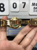 Rolex Cosmograph Daytona Series 116518LN-0040, gold case gold dial and rubber strap, 40mm size. - 图片 4