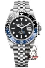 Rolex GMT-Master II series m126710blnr-0002, BATMAN, Steel Bracelet Black and Blue Ceramic Bezel Black Dial, 40mm size, Jubilee strap