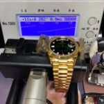 Rolex Day-Date series m128238-0069, Full Gold with Green Dial Diamond Hour Markers, 36mm Size. - 图片 7