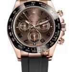 Rolex Cosmograph Daytona Series M116515ln-0015, Rose Gold Case Coffee Dial with Numerals Ceramic Bezel, 40 mm size.