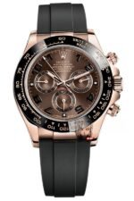 Rolex Cosmograph Daytona Series M116515ln-0015, Rose Gold Case Coffee Dial with Numerals Ceramic Bezel, 40 mm size.