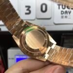 Rolex Day-Date Series m228235-0003, Full Everose Gold Case Gradient Brown Dial, Instantaneous Day and Date Functions, 40mm Size. - 图片 8