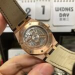 Audemars Piguet Royal Oak Offshore Series 15500OR.OO.D002CR.01, Rose Gold Case Black Dial Leather Strap, 41mm Size. - 图片 4