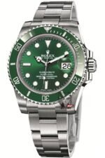 Rolex Submariner Series 116610LV-0002, Green Hulk, 40mm size.