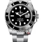 Rolex Submariner Series m126610ln-0001, Blackwater Ghost Added the function of reverse calendar adjustment, 41mm size.