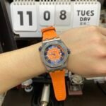 Audemars Piguet Royal Oak Offshore Series 15710ST.OO.A010CA.01, White Dial White Rubber Strap, 42mm size. - 图片 6